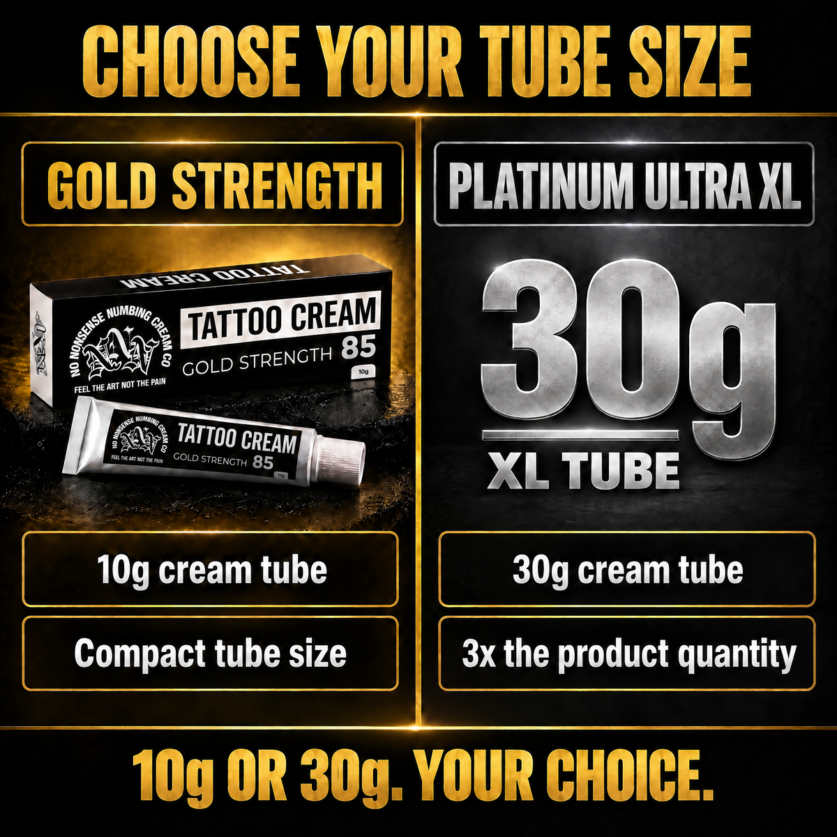 Gold Strength Cream (10g) — product comparison