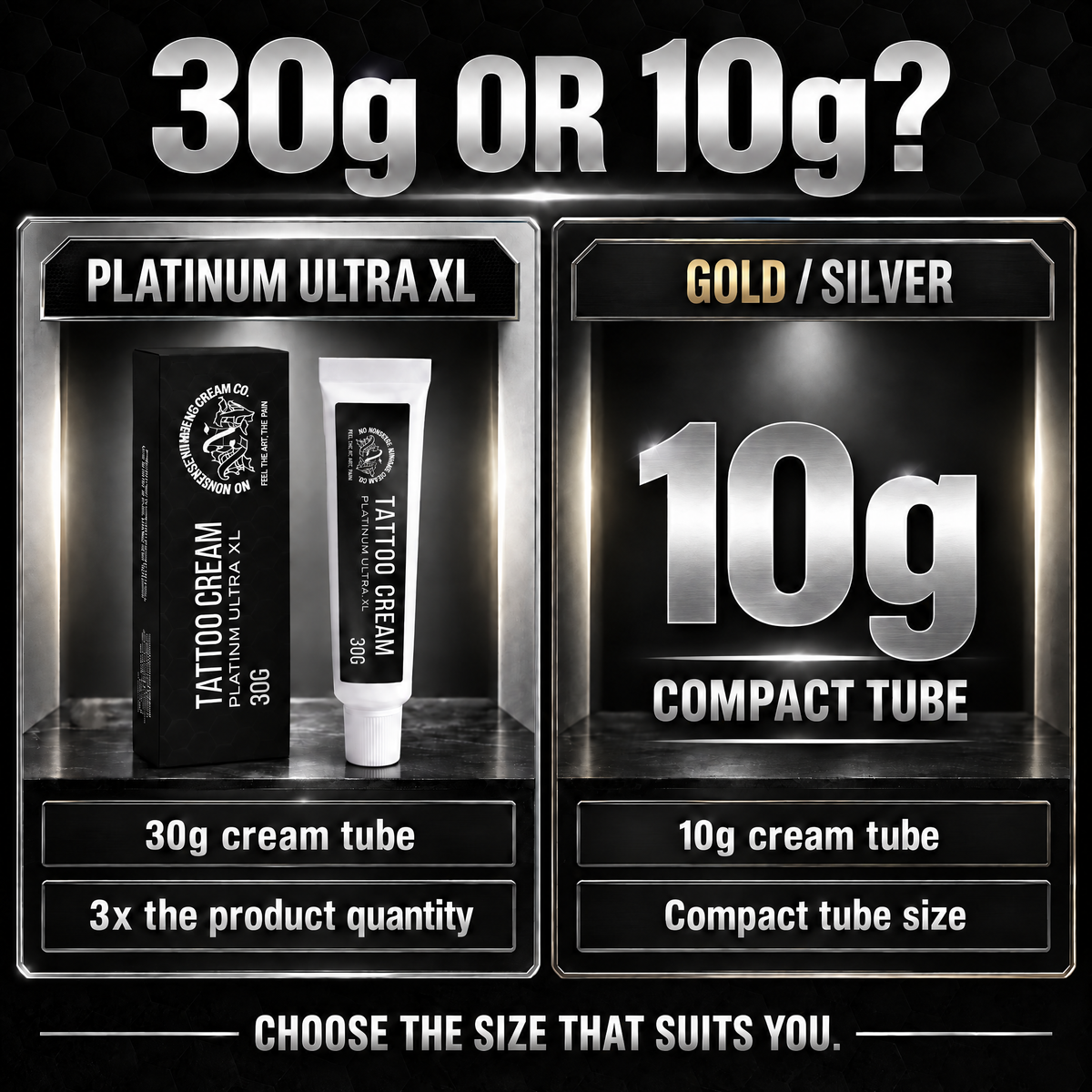 Platinum Ultra XL Cream (30g) — product comparison