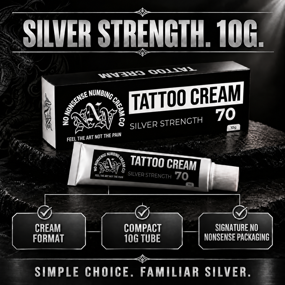 Silver Strength Cream (10g) — product features