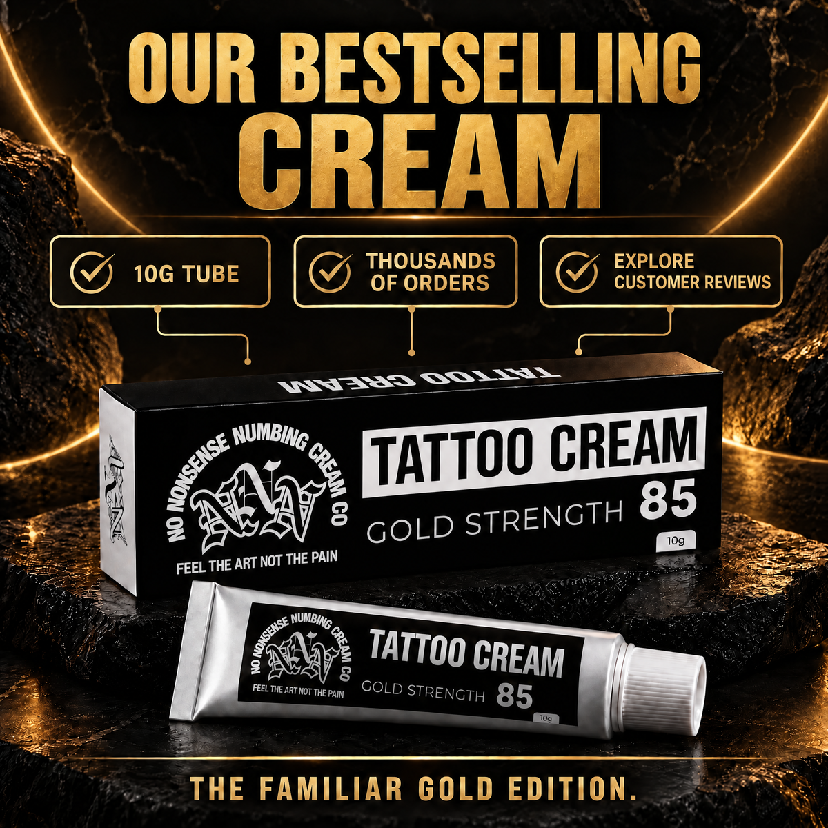 Gold Strength Cream (10g) — product features